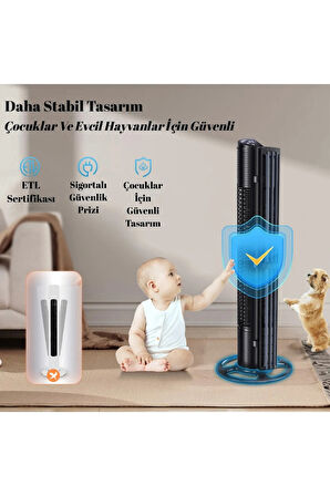 Dlc TF-K4001R 75 Watt Kumandalı Kule Tipi Vantilatör