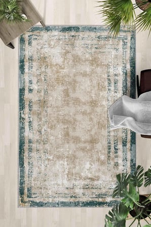 Kaymaz Taban Yıkanabilir Halı – Mutfak, Salon, Yatak Odası için Modern Dijital Baskı Halı (SLNHALI01