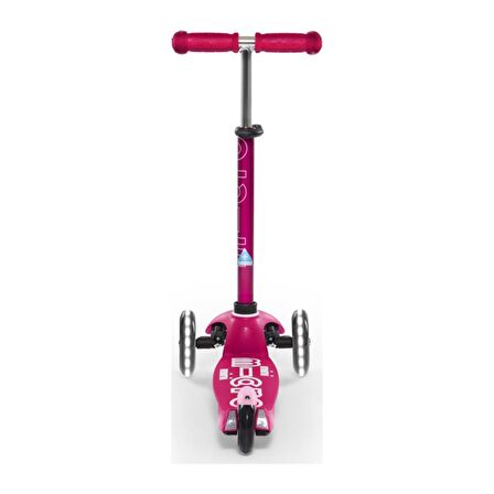 Micro Mini Deluxe Pink Pembe LED Işıklı Scooter-MCR.MMD075