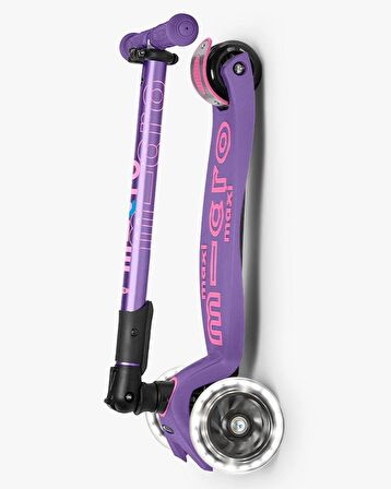 Micro Maxi Deluxe Katlanabilir Purple Işıklı Scooter MMD100