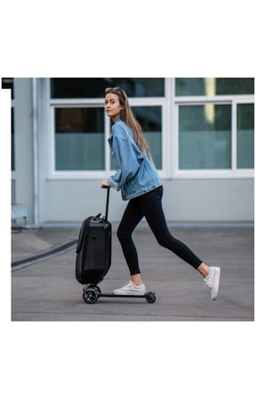 Micro Ride On Scooter Luggage 4.0 Bagaj Çanta Siyah