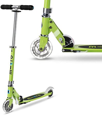 Micro Scooter Sprite Chartreuse/Green Işıklı (LED) 2 Tekerlekli Scooter SA0224