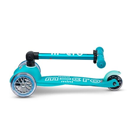 Micro Scooter Mini Deluxe Katlanabilir Aqua Blue 3 Tekerlekli Scooter MMD155