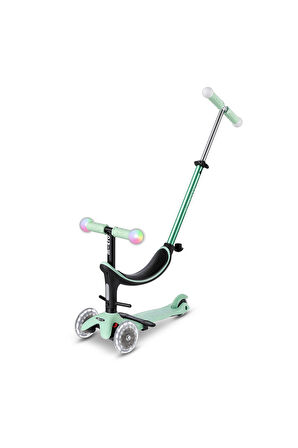 Micro Mini2Grow Deluxe Magic 3 Tekerlekli Scooter LED Mint