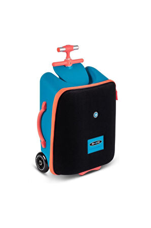 Micro Ride On Luggage Eazy Scooter Bagaj Ocean Blue