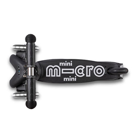 Mini Micro Scooter Deluxe Eco Led Black MCR.MMD165