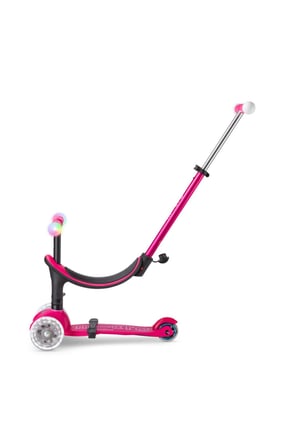 Micro Mini2Grow Deluxe Magic LED 3 Tekerlekli Scooter Pink