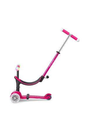 Micro Mini2Grow Deluxe Magic LED 3 Tekerlekli Scooter Pink
