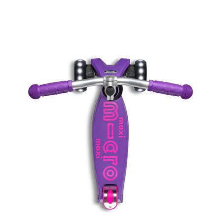 Micro Maxi Deluxe Pro LED 3 Tekerli Işıklı Çocuk Scooter Purple Pink