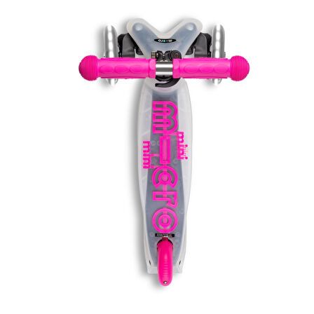 Mini Micro Scooter Deluxe Flux Led Neon Pink MCR.MMD203