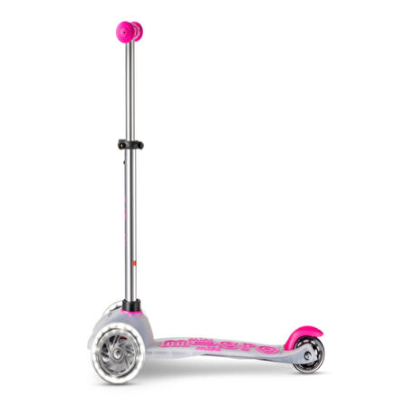 Mini Micro Scooter Deluxe Flux Led Neon Pink MCR.MMD203