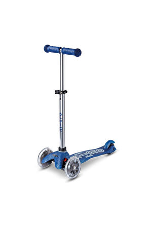 Micro Mini Micro 3 Tekerlekli Scooter Deluxe Galaxy Glitter LED Navy