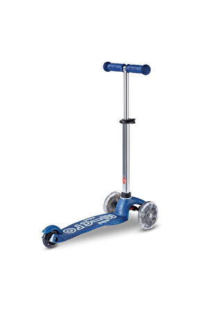 Micro Mini Micro 3 Tekerlekli Scooter Deluxe Galaxy Glitter LED Navy