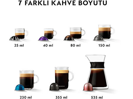 NESPRESSO Vertuo Next Premium Kapsüllü Kahve Makinesi Kahverengi