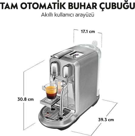 Nespresso J520 Creatista Plus Süt Çözümlü Kahve Makinesi