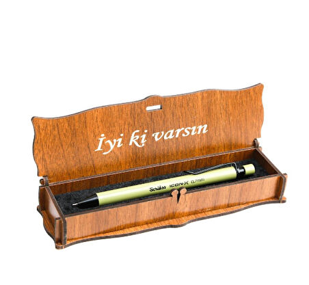 Scrikss ICON X 0.7 Versatil ( uçlu )Kalem Ahşap Kutulu 2351