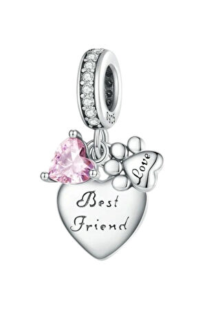 Patili Dost Charm | 925 Ayar Gümüş