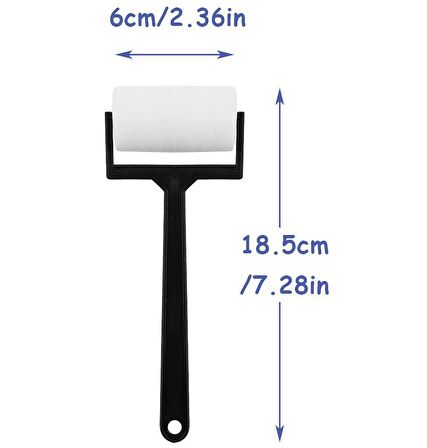 Rulo Sünger Boya Fırçası Büyük Boy Flyart Sanatsal Rulo Fırçası Sünger Büyük Boy