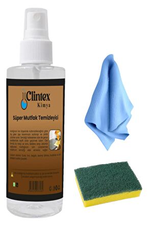 Clintex Kimya Süper Mutfak Temizleyici Set 200 ML