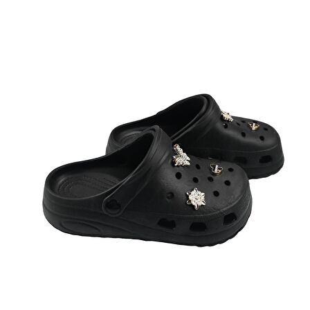SİA ÇANTA TAŞLI SÜSLÜ KELEBEKLİ HAFİF RAHAT SANDALET CROCS TERLİK