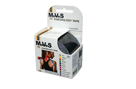 Moves Kinezyo Tape,siyah Renk,kas Ağrı Bandı