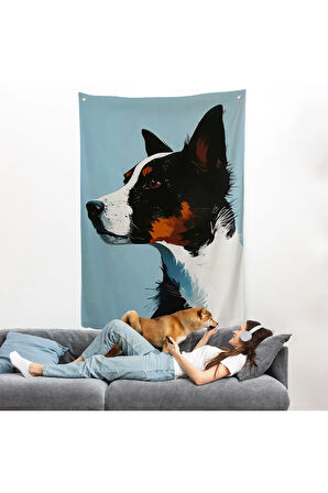 Sevimli Köpek Duvar Örtüsü-7635