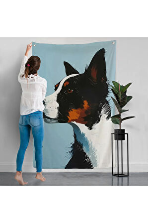 Sevimli Köpek Duvar Örtüsü-7635