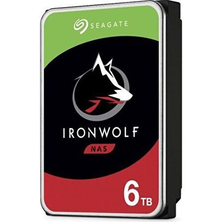 6TB SEAGATE IRONWOLF 5400RPM 256MB NAS ST6000VN001