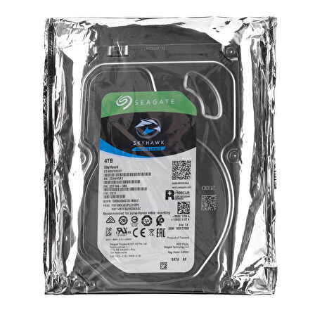 Seagate Skyhawk, ST4000VX007, 3.5", 4tb, 64MB, 5900RPM, Güvenlik, HDD