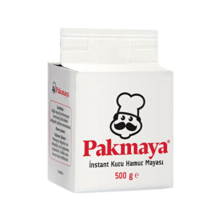 Pakmaya Instant Kuru Hamur Mayası 500 gr x 9 Adet