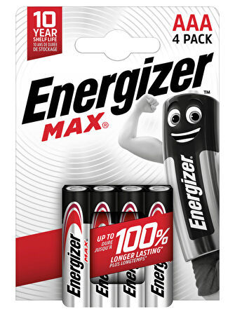 Energizer AAA 4'lü Kumanda Pili 