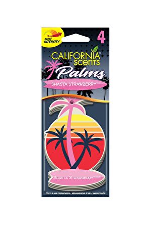 California Scents Palms "Shasta Strawbry" Asma Koku 4'lü Set