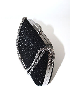 Palsim Siyah Abiye Çanta. Clutch Siyah Simli Gece Çantası. Abiye Çanta Siyah. Siyah Abiye Çantası.