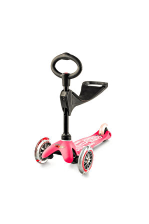 Micro Mini Micro 3in1 Deluxe 3 Tekerlekli Scooter Pink