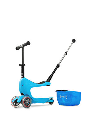 Micro Micro Mini2go Deluxe Plus 3 Tekerlekli Scooter Blue