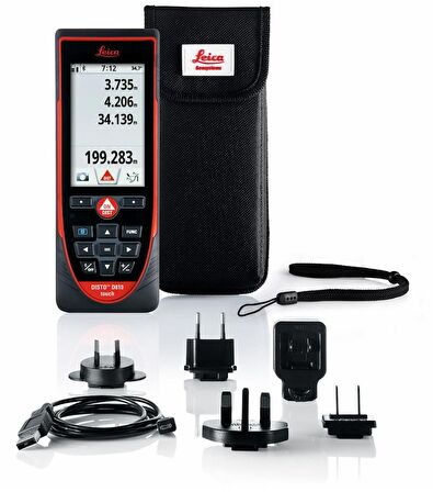 LEICA DISTO D810 Touch Full Set Bluetooth ve Kameralı Lazer Metre (250 metre)