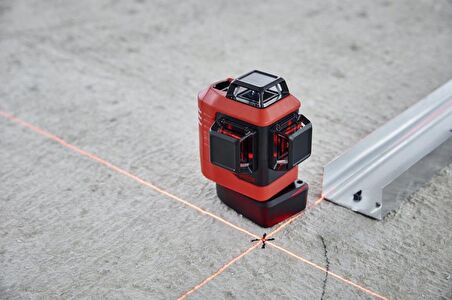 ﻿LEICA LINO L6R 3 Eksen 360 Derece Çapraz Çizgili Şarjlı Kırmızı Lazer Terazi