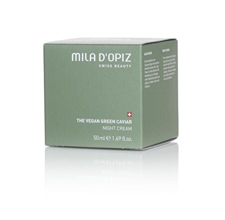 Mila d'Opiz Vegan Green Caviar Night Cream 50ml - Gece Kremi