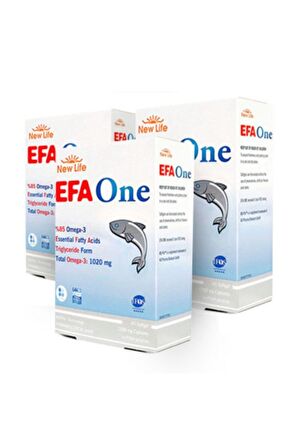 New Life EFA One 45 Softgel 3 Kutu