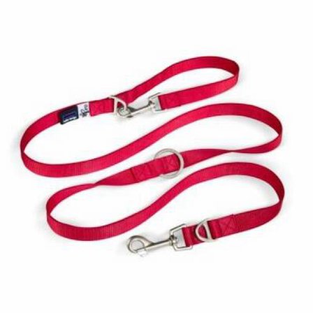 Naylon Ayarlanabilen Köpek Gezdirme Tasması Red Large