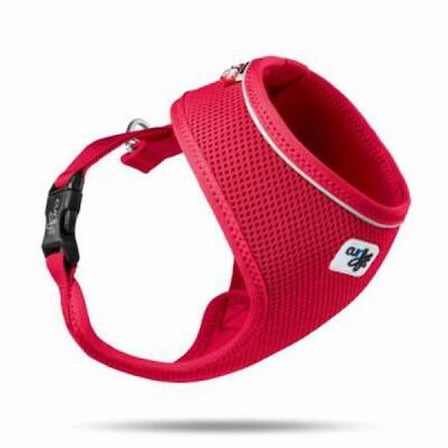 Basic Air-Mesh Köpek Göğüs Tasması Red XS