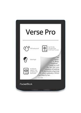 Verse Pro Azure 6" Suya Dayanıklı E-kitap Okuyucu