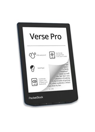 Verse Pro Azure 6" Suya Dayanıklı E-kitap Okuyucu