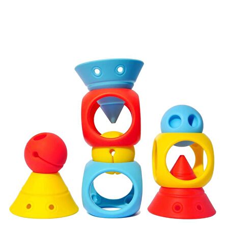 Moluk Building Genius - Primary Blue, Red,Yellow