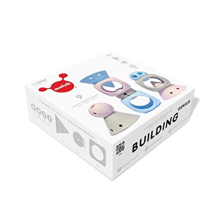 Moluk Building Genius - Pastel Ice Blue, Baby Pink, Beige