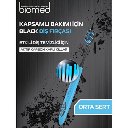 Biomed Black Diş Fırçası Medium