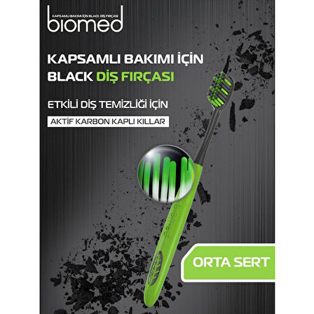 Biomed Black Diş Fırçası Medium