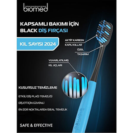 Biomed Black Diş Fırçası Medium