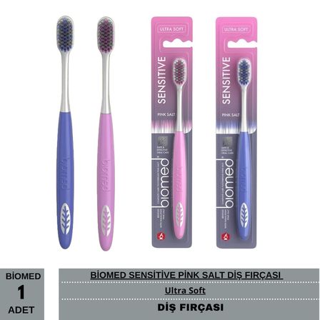 Biomed Sensitive Pink Salt Ultra Soft Diş Fırçası 1 Adet