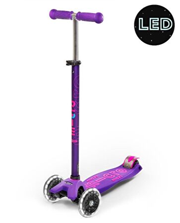 Micro Maxi Deluxe Purple Işıklı Scooter MMD066